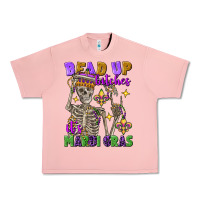 Salmon Bead up bitches it's Mardi Gras skeleton Urban Heavy Tee - FaDigitalArtStudio