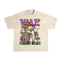 Sandshell Bead up bitches it's Mardi Gras skeleton Urban Heavy Tee - FaDigitalArtStudio