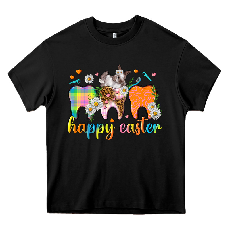 Happy Easter Dental Easter Day Heavy Core Tee by HowdyJamesFarm | Teevron