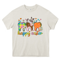 Cream Happy Easter Dental Easter Day Heavy Core Tee - HowdyJamesFarm