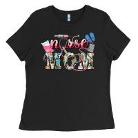Black Nurse mom Mother's Day Ladies Tee - HowdyJamesFarm