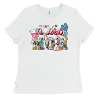 White Nurse mom Mother's Day Ladies Tee - HowdyJamesFarm