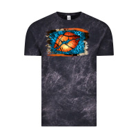 Cloud Black Basketball Lips Vintage Tee - Jasminsmagicworld
