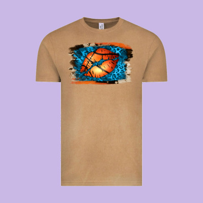 Basketball Lips Vintage Tee Designed By Jasminsmagicworld