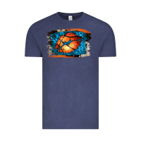 Vintage Denim Basketball Lips Vintage Tee - Jasminsmagicworld