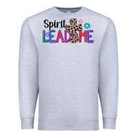 Heather Grey spirit lead me Premium Sweatshirt - JahusDesignShop