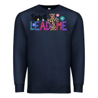 Navy spirit lead me Premium Sweatshirt - JahusDesignShop