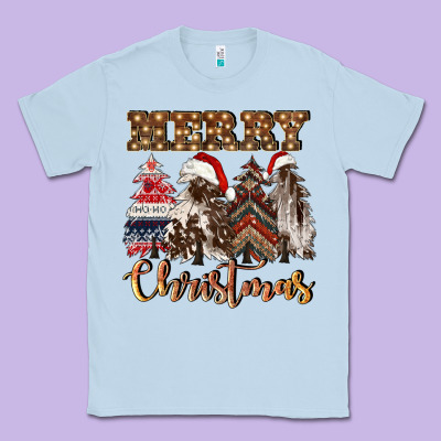 Merry Christmas Trees Classic Tee Designed By Cowgirlartshop