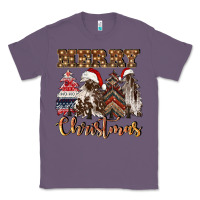 Lavender merry christmas trees Classic Tee - CowGirlArtShop
