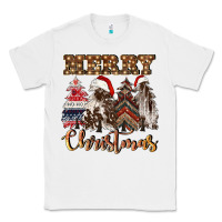 White merry christmas trees Classic Tee - CowGirlArtShop