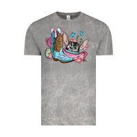 Cloud Rock Easter cowboy boots hat Vintage Tee - OliviaCreatesArt