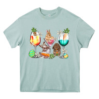 Arona Easter wine glasses Easter Day Heavy Core Tee - HowdyJamesFarm