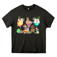 Asphalt Easter wine glasses Easter Day Heavy Core Tee - HowdyJamesFarm