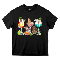 Black Easter wine glasses Easter Day Heavy Core Tee - HowdyJamesFarm