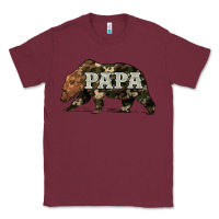 Burgundy bear papa Classic Tee - Artiststas