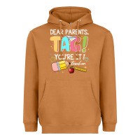 Meerkat dear parents tag youare it teacher Heavyweight Hoodie - JahusDesignShop