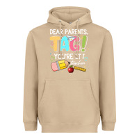 Mushroom dear parents tag youare it teacher Heavyweight Hoodie - JahusDesignShop