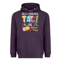 Plum dear parents tag youare it teacher Heavyweight Hoodie - JahusDesignShop