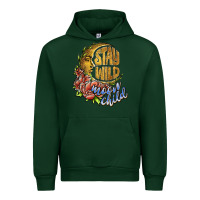 Forest Green stay wild moon child Urban Hoodie - JahusDesignShop