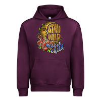 Mauve Wine stay wild moon child Urban Hoodie - JahusDesignShop
