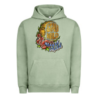 Pigment Oil Green stay wild moon child Urban Hoodie - JahusDesignShop