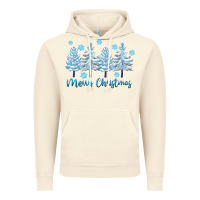 Vintage Artic merry christmas blue trees Vintage Hoodie - FaDigitalArtStudio