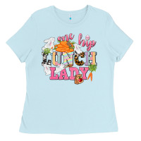 One Hip Lunch Lady Easter Day Ladies Tee | Teevron