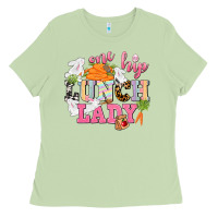 Matcha One hip Lunch Lady Easter Day Ladies Tee - CowGirlArtShop