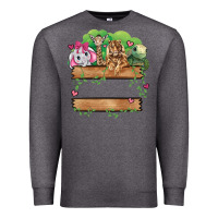 Charcoal Heather zoo crew Premium Sweatshirt - JahusDesignShop