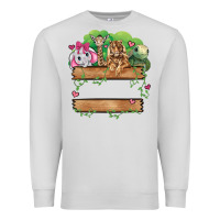 Dove Grey zoo crew Premium Sweatshirt - JahusDesignShop