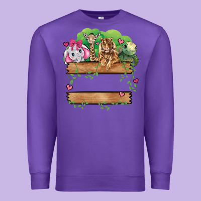 Zoo Crew Premium Sweatshirt Designed By Jahusdesignshop