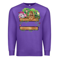 Purple zoo crew Premium Sweatshirt - JahusDesignShop