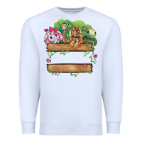 White zoo crew Premium Sweatshirt - JahusDesignShop