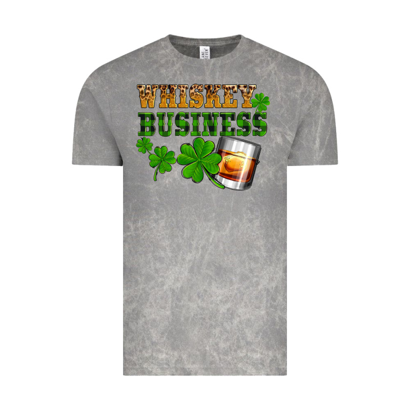 St. Patrick's Day Whiskey Business Vintage Tee by OliviaCreatesArt | Teevron