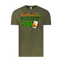 Vintage Olive St. Patrick's Day whiskey business Vintage Tee - OliviaCreatesArt