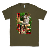 Army Green love snowman gnome Classic Tee - CowGirlArtShop