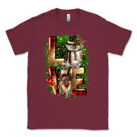 Burgundy love snowman gnome Classic Tee - CowGirlArtShop