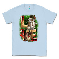 Dusty Blue love snowman gnome Classic Tee - CowGirlArtShop