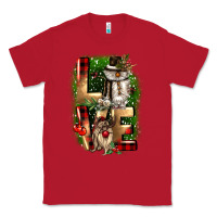 Red love snowman gnome Classic Tee - CowGirlArtShop