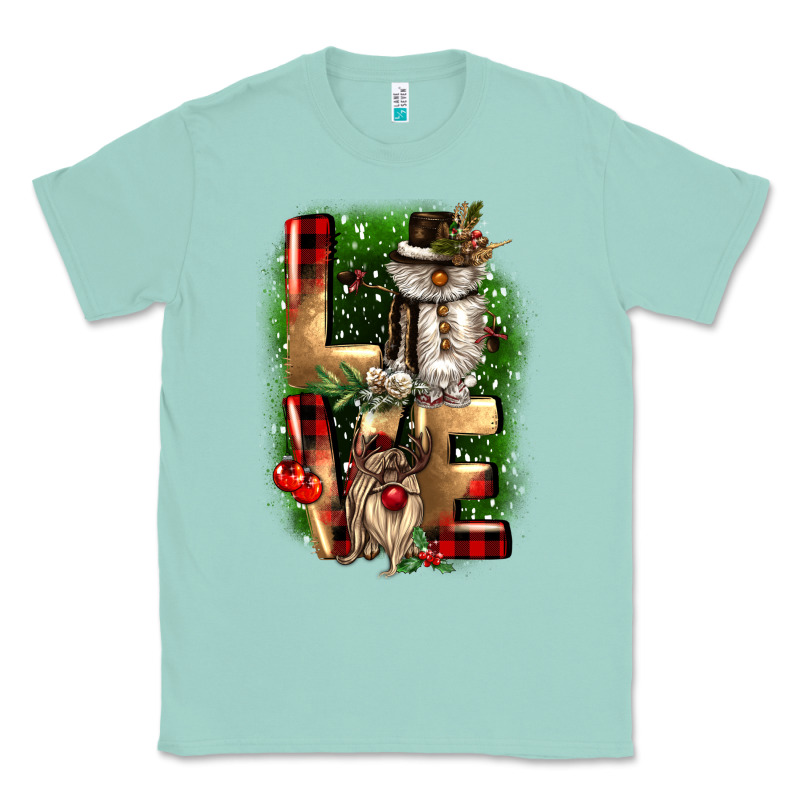 Love Snowman Gnome Classic Tee by CowGirlArtShop | Teevron