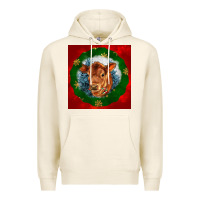 Tofu christmas red angus calf head Premium Hoodie - LillyAllenDesigns