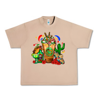 Burro Mexican Cold Drink With Cactus Sombrero And Tequil Urban Heavy Tee - FaDigitalArtStudio