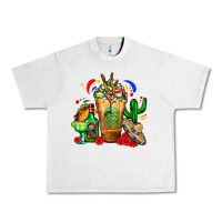Lunar Rock Mexican Cold Drink With Cactus Sombrero And Tequil Urban Heavy Tee - FaDigitalArtStudio