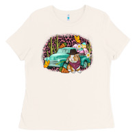 Bone Western rabbit Easter Day Ladies Tee - CowGirlArtShop