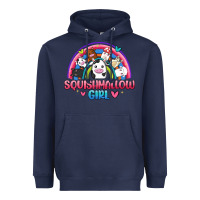Navy squishmallow girl Heavyweight Hoodie - JahusDesignShop