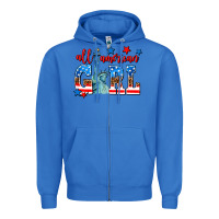 True Royal all american girl Zipper Hoodie - AdoDesignShop