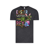 Vintage Black Easter Saurus Rex Vintage Tee - OliviaCreatesArt