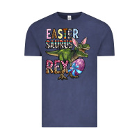 Vintage Denim Easter Saurus Rex Vintage Tee - OliviaCreatesArt