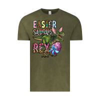 Vintage Olive Easter Saurus Rex Vintage Tee - OliviaCreatesArt