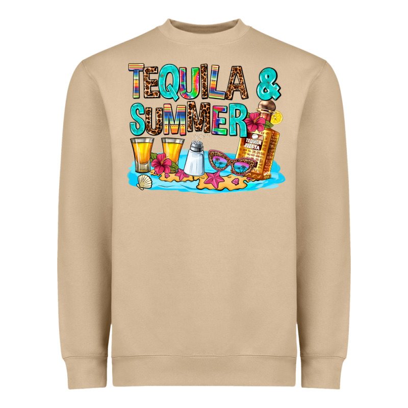 Tequila And Summmer Heavyweight Sweatshirt by AdoDesignShop | Teevron
